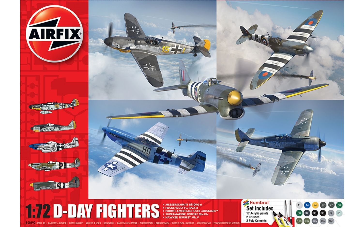 Aircraft Airfix 1/72 D-Day Fighters Gift Set