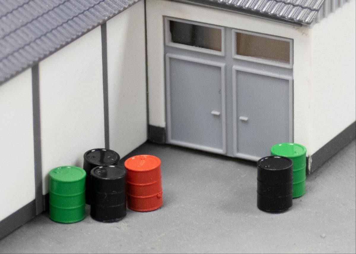 OO Scale Barrels 10pcs (Pre-Built)