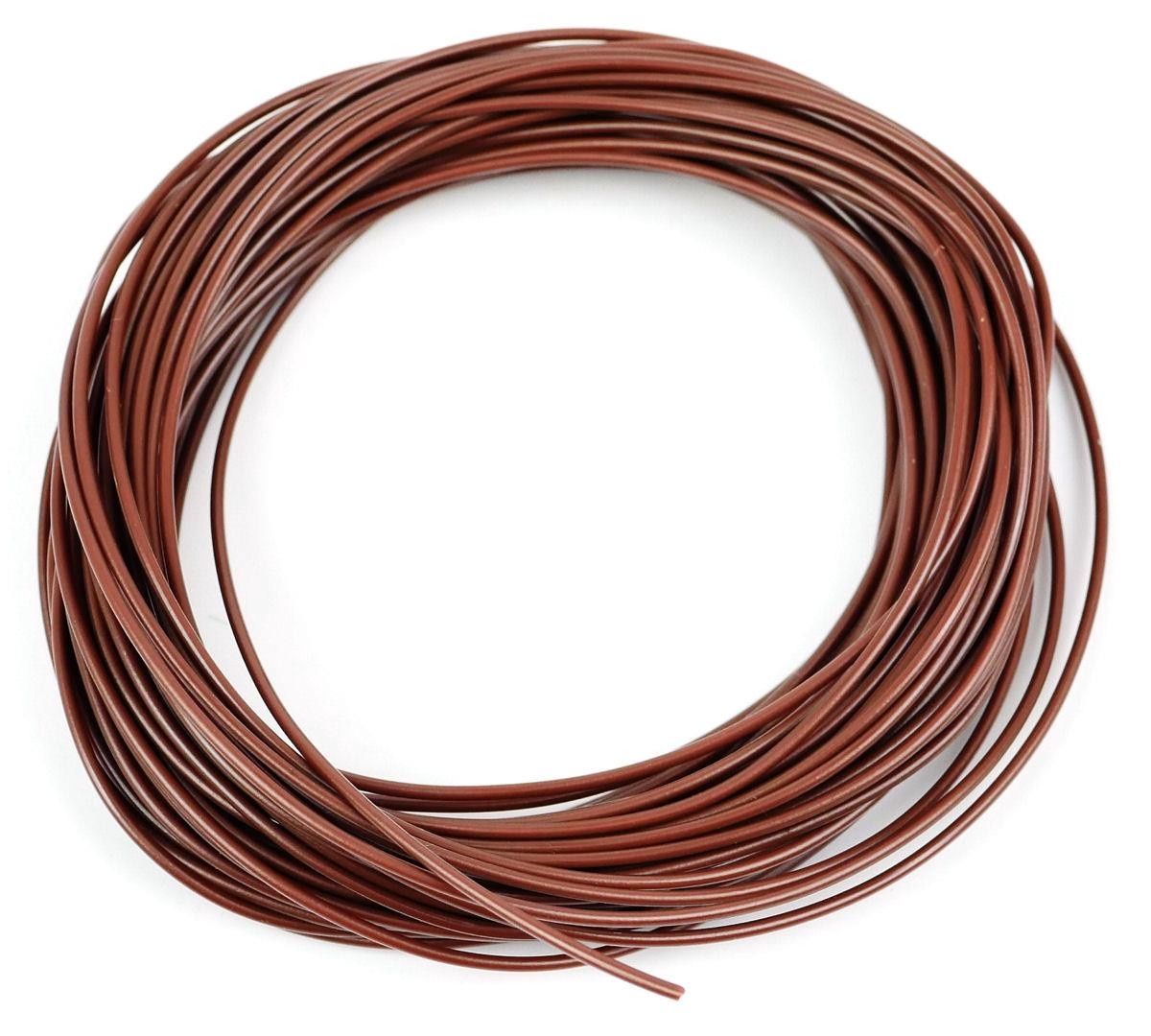 Wire, Brown (7x0.2mm) 10m