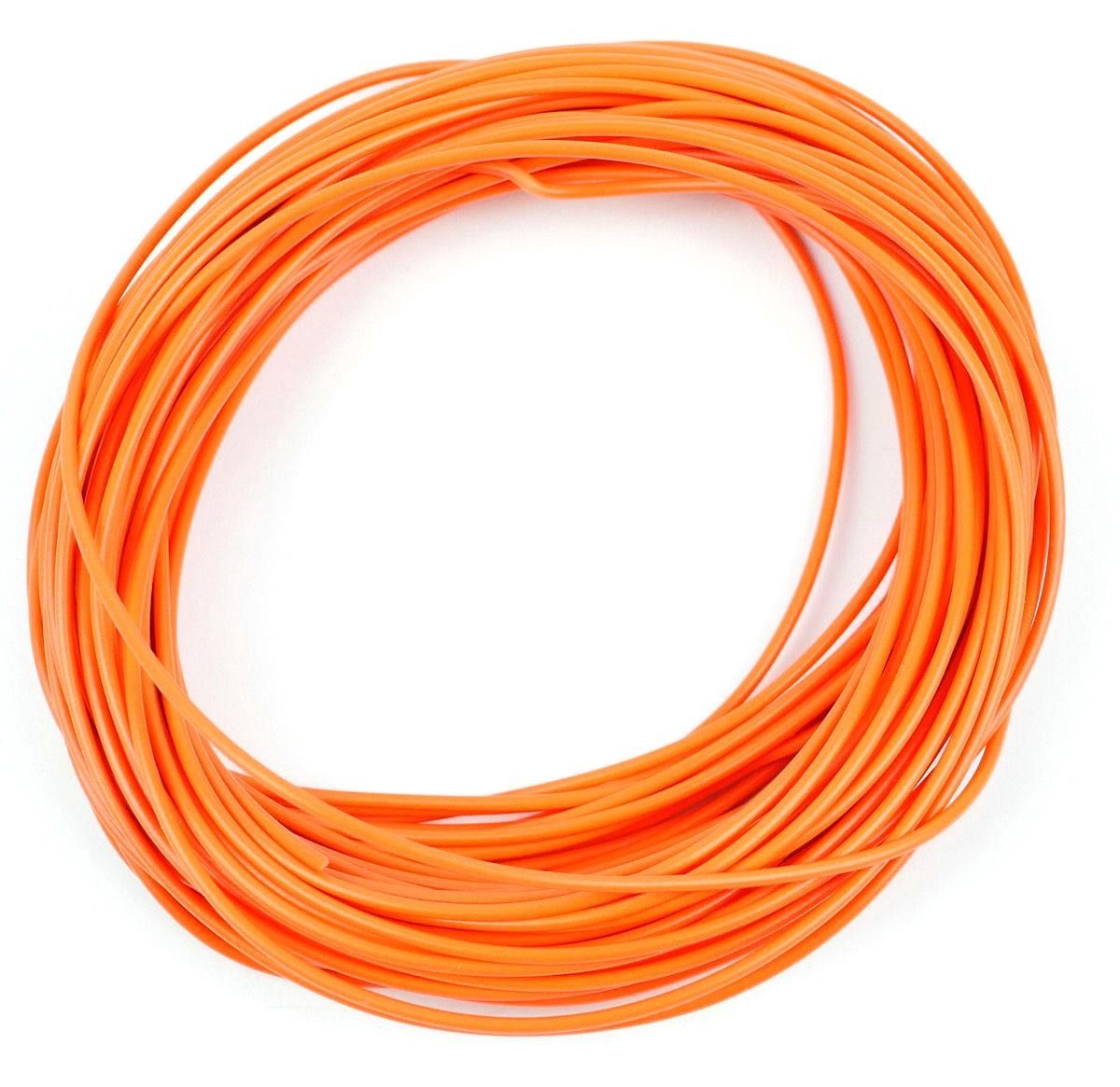 Wire, Orange (7x0.2mm) 10m