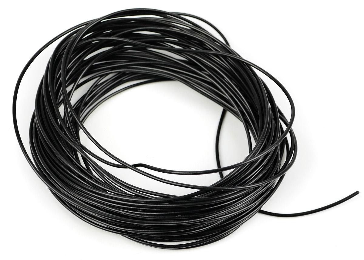 Wire, Black (7x0.2mm) 10m