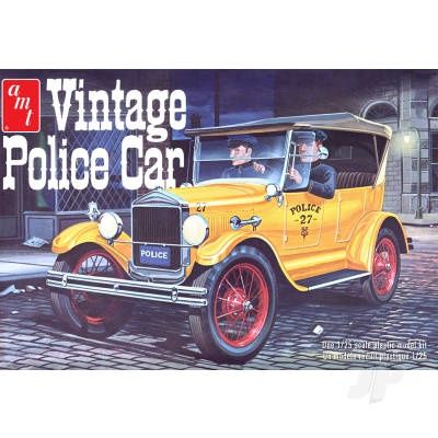 Cars, Bikes and Trucks AMT 1/25 1927 Ford T Vintage Police Car