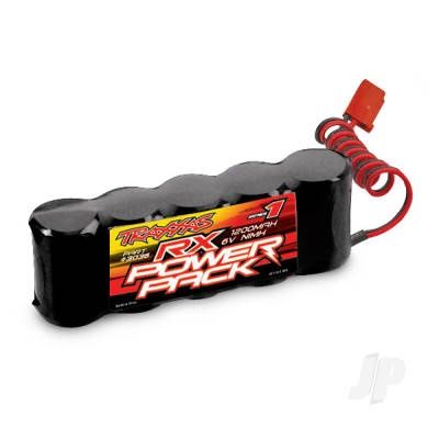 Battery, RX Power Pack (5-cell flat style, NiMH, 1200mAh)