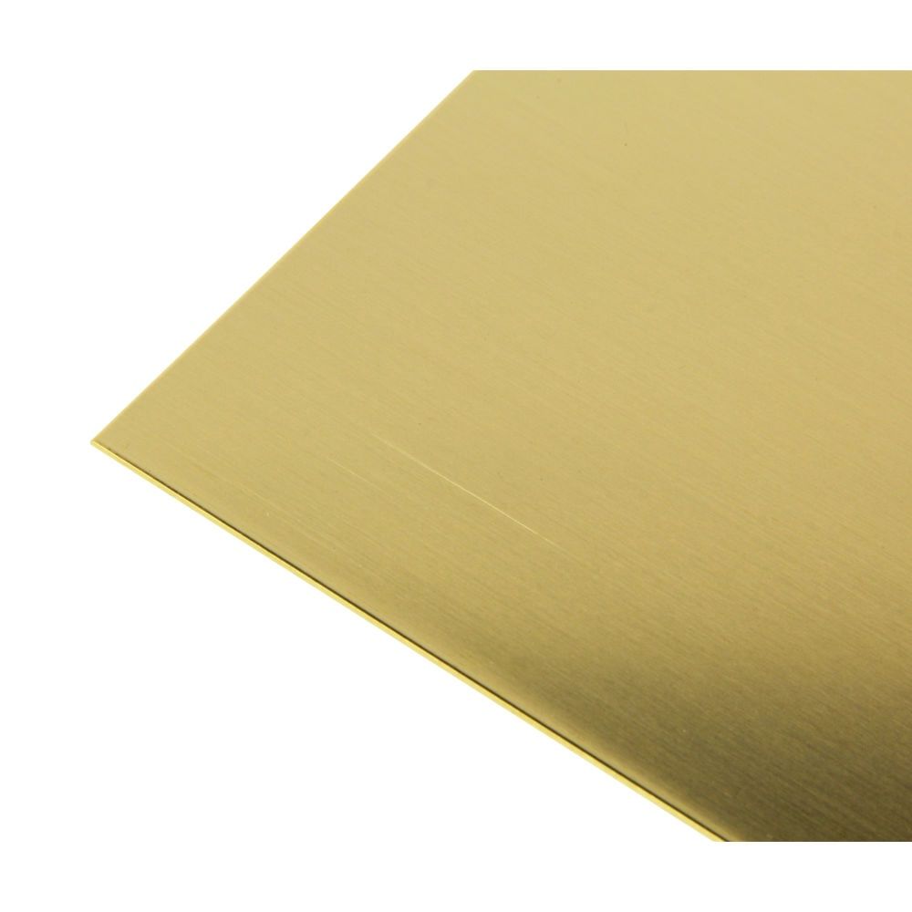 .032in 10x4in Brass Sheet