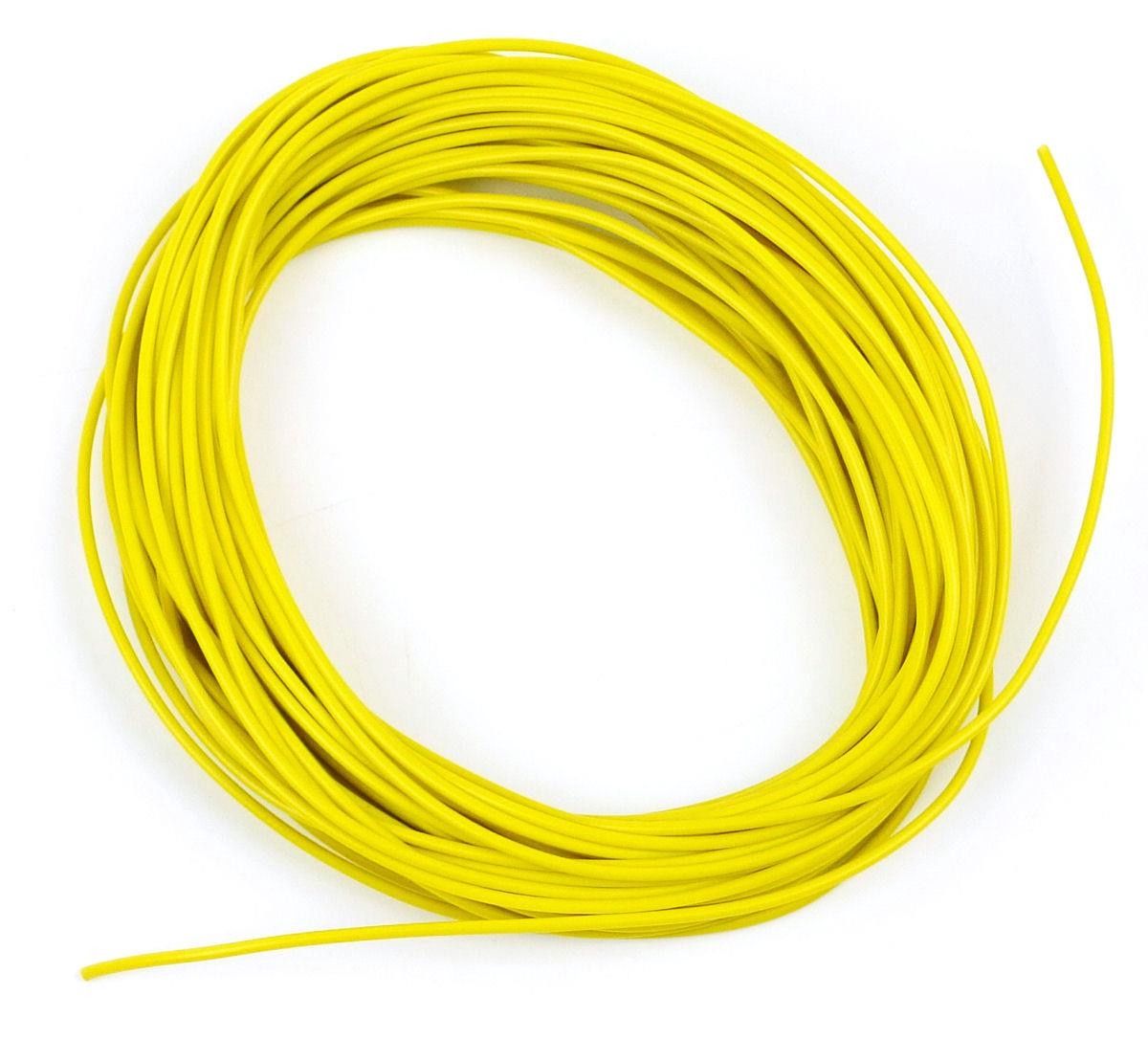 Wire, Yellow (7x0.2mm) 10m