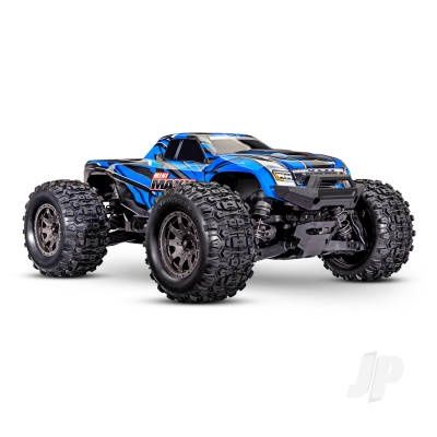 Mini Maxx BL-2S 4WD RTR Monster Truck, Blue (+ TQi 2-ch, BL-2s, 2S LiPo, USB-C Charger, Clipless Body)