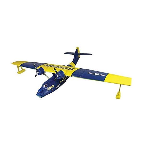 DYNAM PBY CATALINA TWIN BL/YEL 1470mm w/o TX/RX/Batt V2
