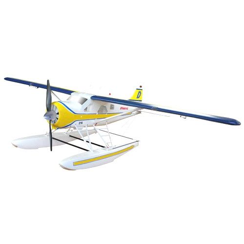 DYNAM DHC-2 BEAVER 1500mm STOL aircraft w/o TX/RX/Batt