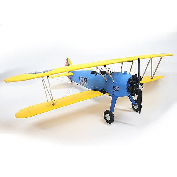 DYNAM PT-17 1300MM BLUE/YELLOW W/O TX/RX/BATT