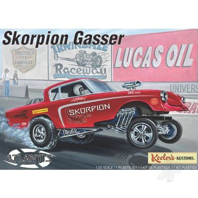 Cars, Bikes and Trucks Atlantis Models 1/25 Keelers Kustom's Studebaker Funny Car
