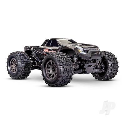 Mini Maxx BL-2S 4WD RTR Monster Truck, Black (+ TQi 2-ch, BL-2s, 2S LiPo, USB-C Charger, Clipless Body)