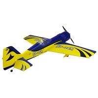 DYNAM SUKHOI SU-26M 1250mm BLUE/YELLOW w/o TX/RX/Batt