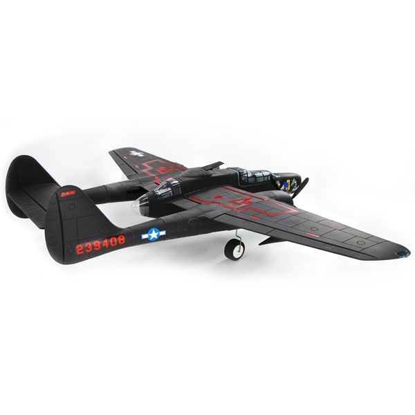 DYNAM P-61 BLACK WIDOW TWIN 1500mm W/O TX/RX/BATT