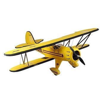 WACO WMF-5C 1270MM YELLOW BI-PLANE W/O TX/RX/BATT