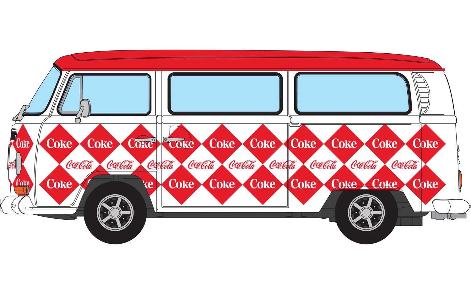 Coca-Cola Volkswagen Campervan "Diamond"