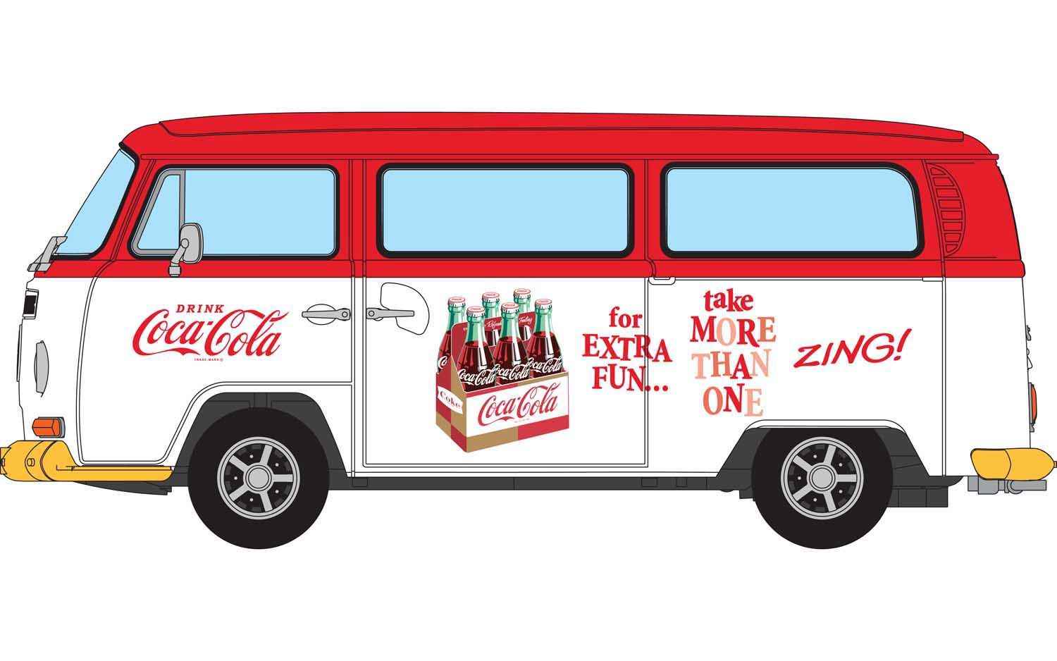 Coca-Cola Volkswagen Campervan "Zing"