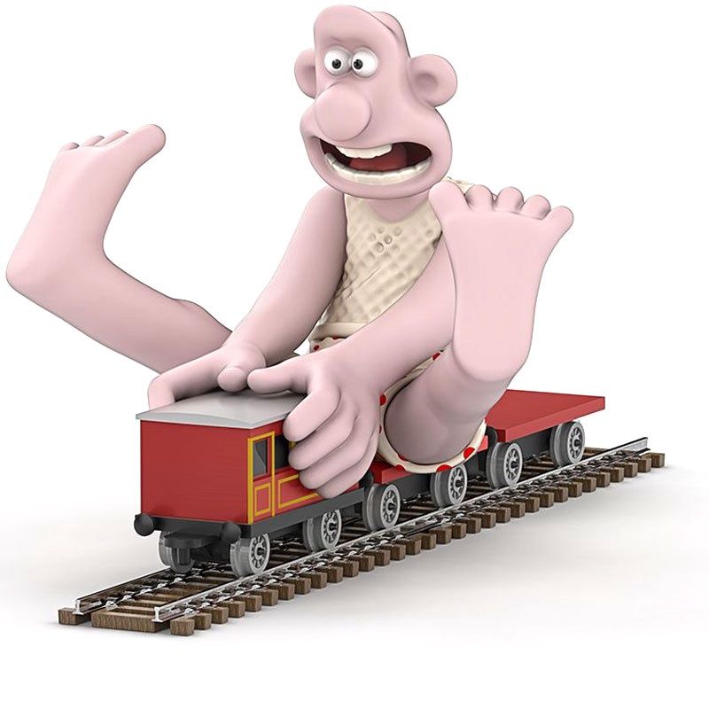 Wallace and Gromit “The Wrong Trousers” – Wallace and Flatbed Wagons