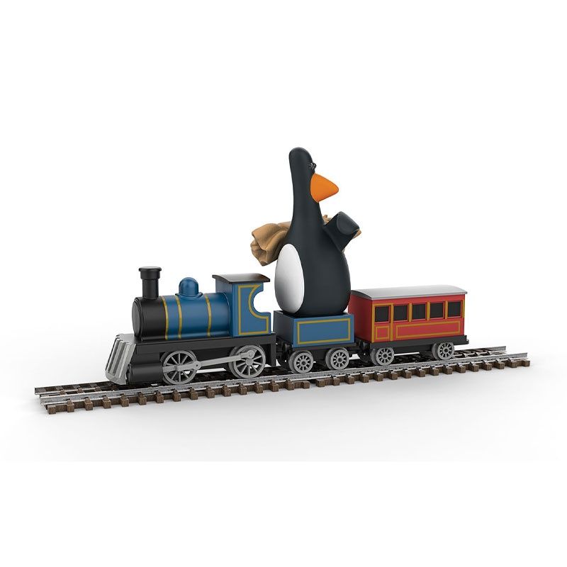Wallace and Gromit “The Wrong Trousers” – Feathers McGraw and Locomotive