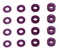 Alloy M3x6 Spacers ;0.5;1;2;3mm - 16pcs