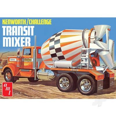 Cars, Bikes and Trucks AMT 1/25 Kenworth /Challenge Transit Cement Mixer