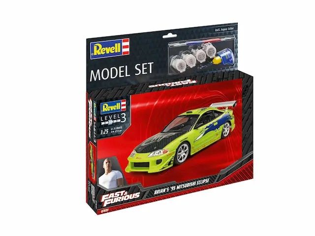 Space, Sci-Fi and TV Revell 1/25 Model Set Brian's 1995 Mitsubishi Eclipse