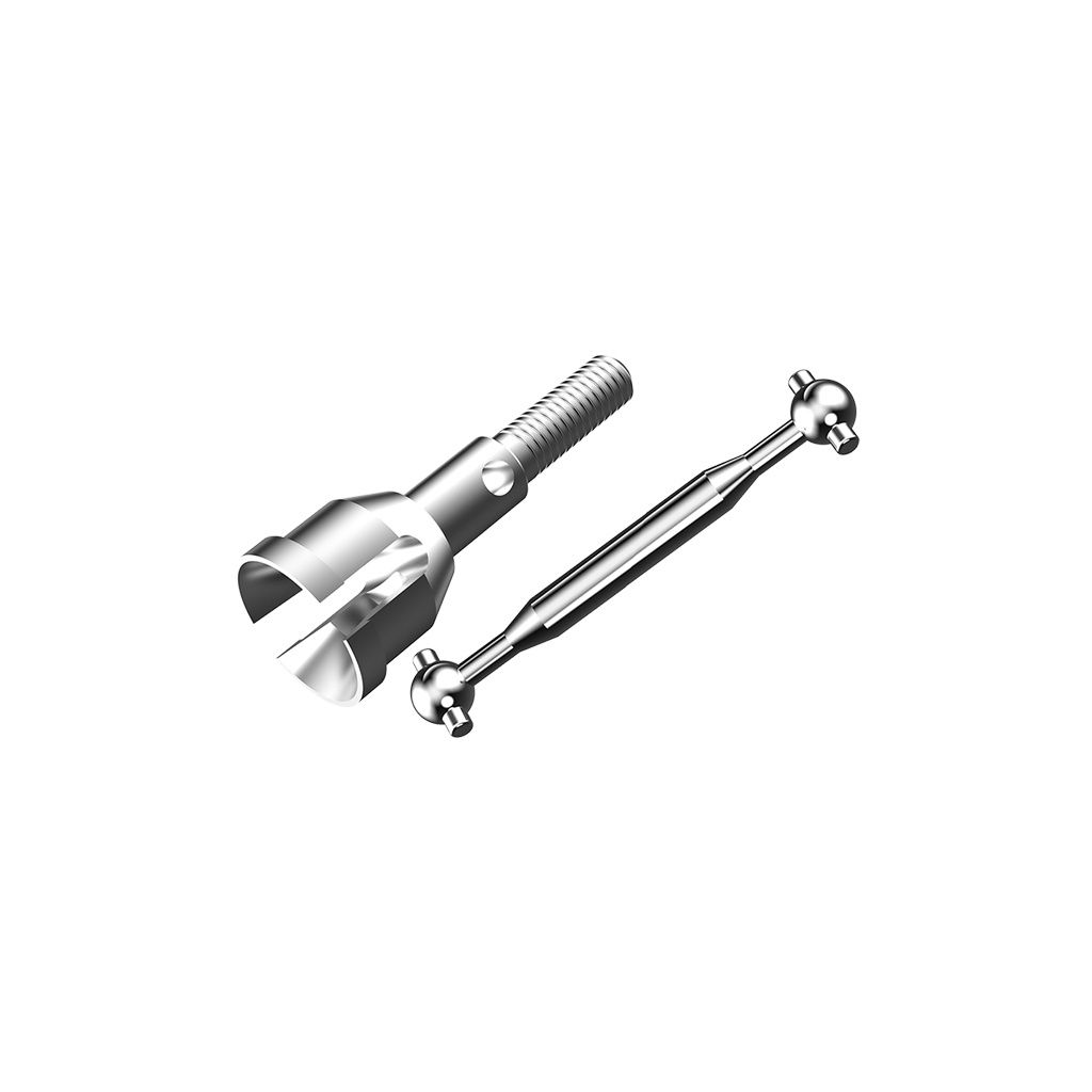 Udi RC Metal Rear Dogbones with Metal Rear Wheel Shafts