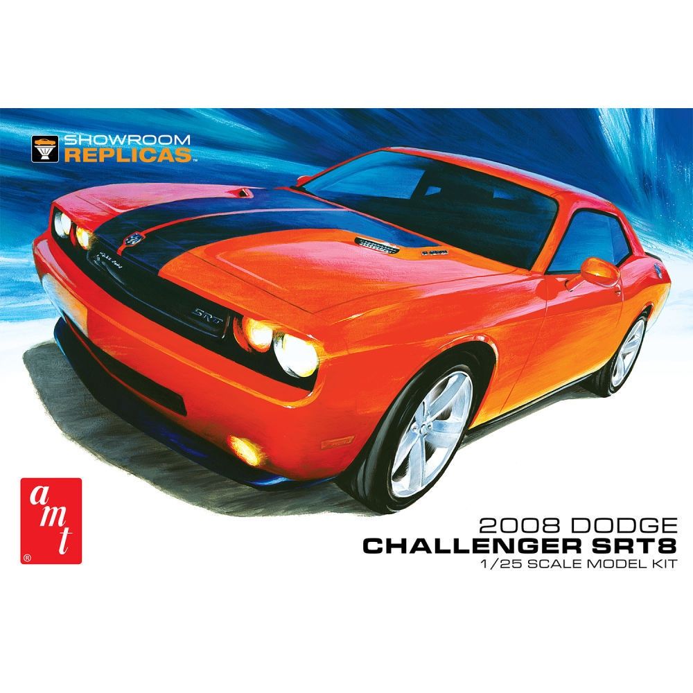 Cars, Bikes and Trucks AMT 1/25 2008 Dodge Challenger SRT8