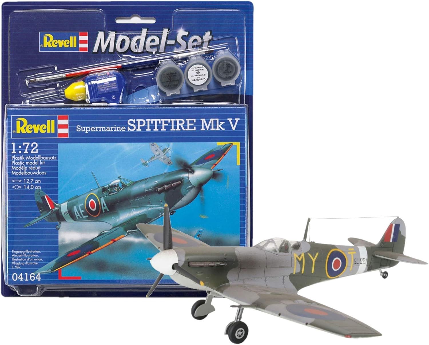 Aircraft Revell 1/72 Model Set Spitfire Mk V