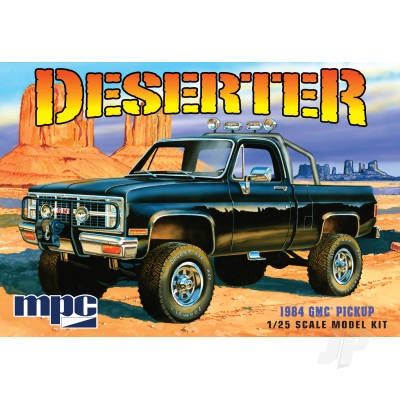 Cars, Bikes and Trucks MPC 1/25 1984 GMC Pickup (Black)