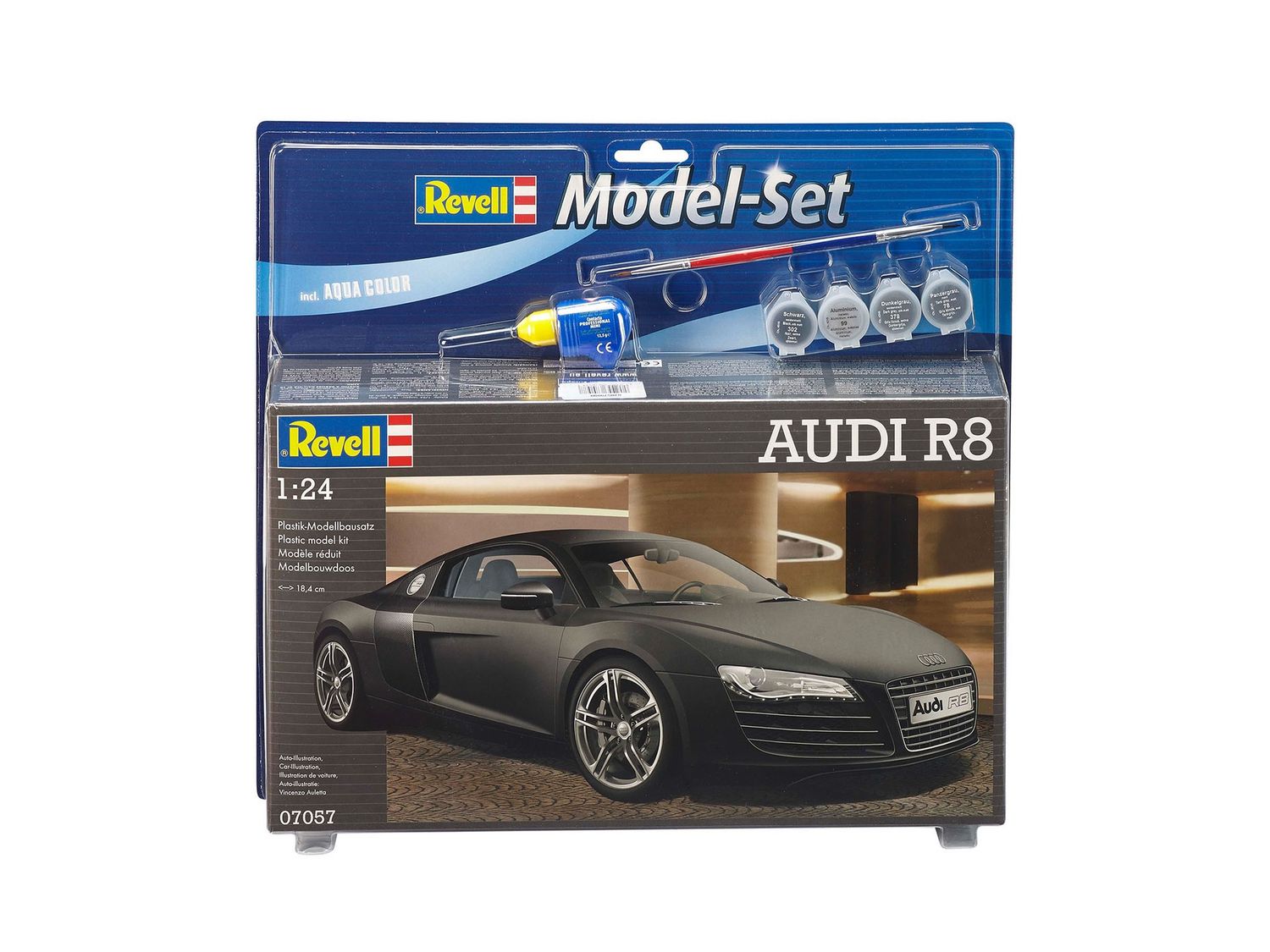Cars, Bikes and Trucks Revell 1/24 Model Set Audi R8