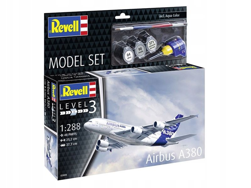 Aircraft Revell 1/288 Model Set Airbus A380