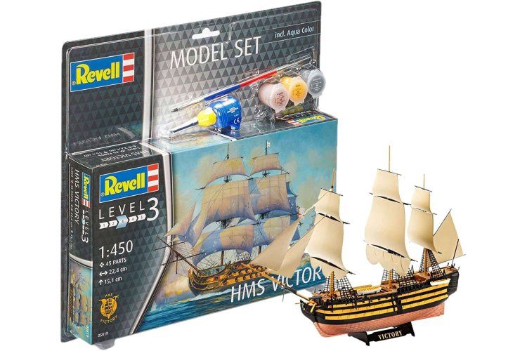 Ship Revell 1/450 Model Set HMS Victory