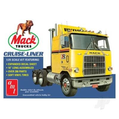 Cars, Bikes and Trucks AMT 1/25 Mack Cruise-Liner Semi Tractor