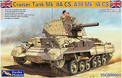 Military Gecko Models 1/35 Cruiser Tank Mk.IIA CS, A10 Mk. IA CS