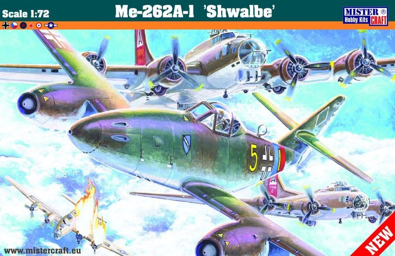 Aircraft MisterCraft 1/72 Me-262-1a Schwalbe