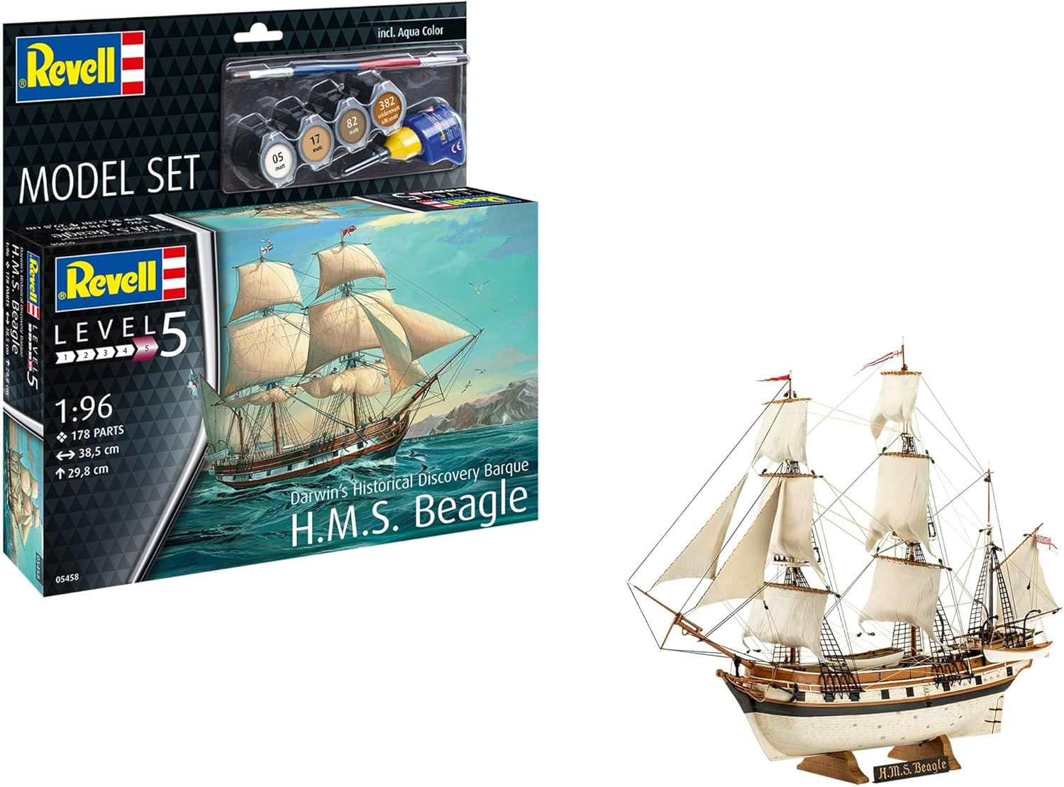 Ship Revell 1/96 Model Set HMS Beagle