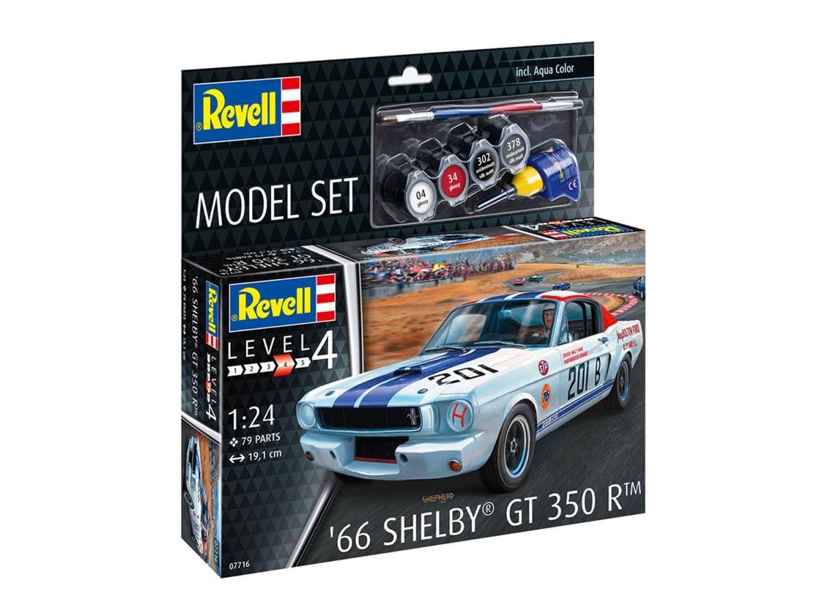 Cars, Bikes and Trucks Revell 1/24 Model Set 1966 Shelby GT 350 R