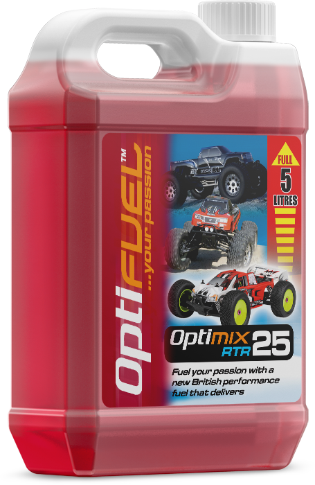 Optimix RTR 25% Nitro Car Fuel 5 Litre - Bulk Box (4 PCS)