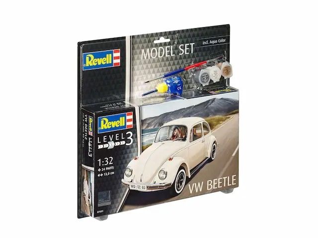 Cars, Bikes and Trucks Revell 1/32 Model Set VW Beetle