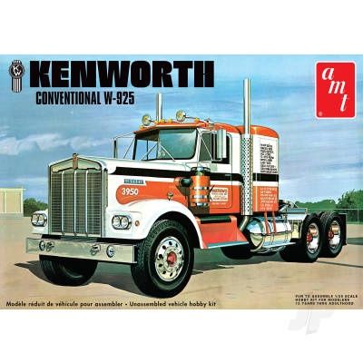 Cars, Bikes and Trucks AMT 1/25 Kenworth W925 Watkins Conventional Semi Trucker