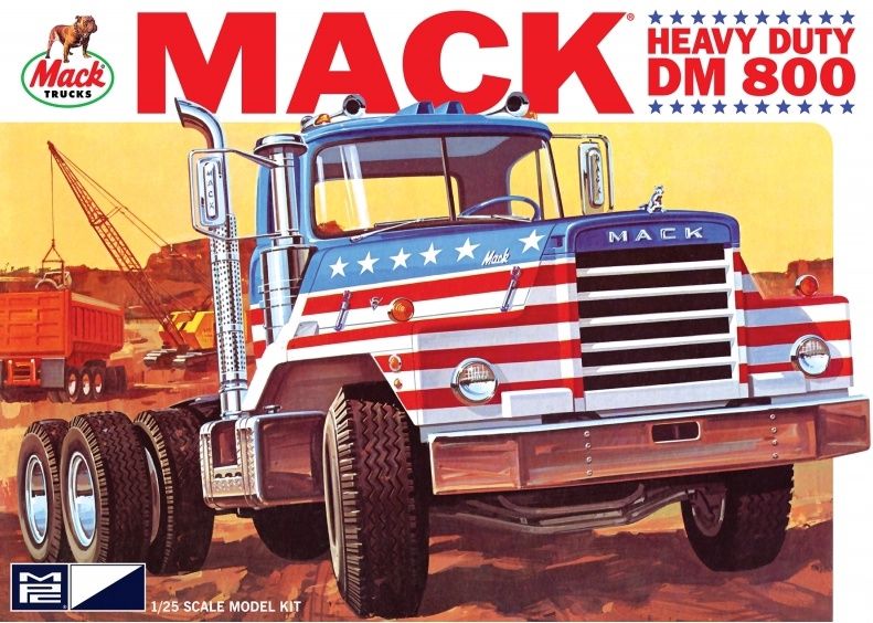 Cars, Bikes and Trucks MPC 1/24 Mack DM800 Semi Tractor