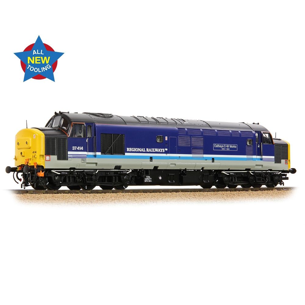 Class 37/4 37414 'Cathays C&amp;W Works 1846-1993' BR Regional Railways