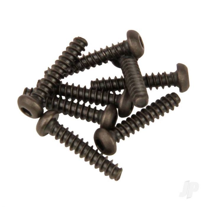 Round Head Self Tapping Hex Screw 3x15 8 pcs