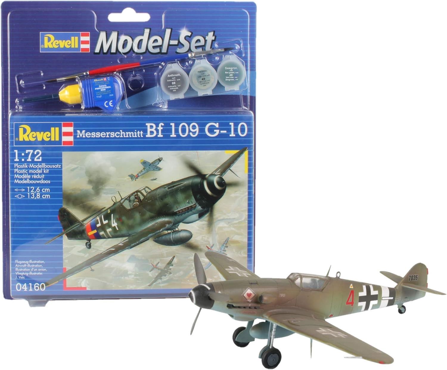 Aircraft Revell 1/72 Model Set Messerschmitt Bf-109