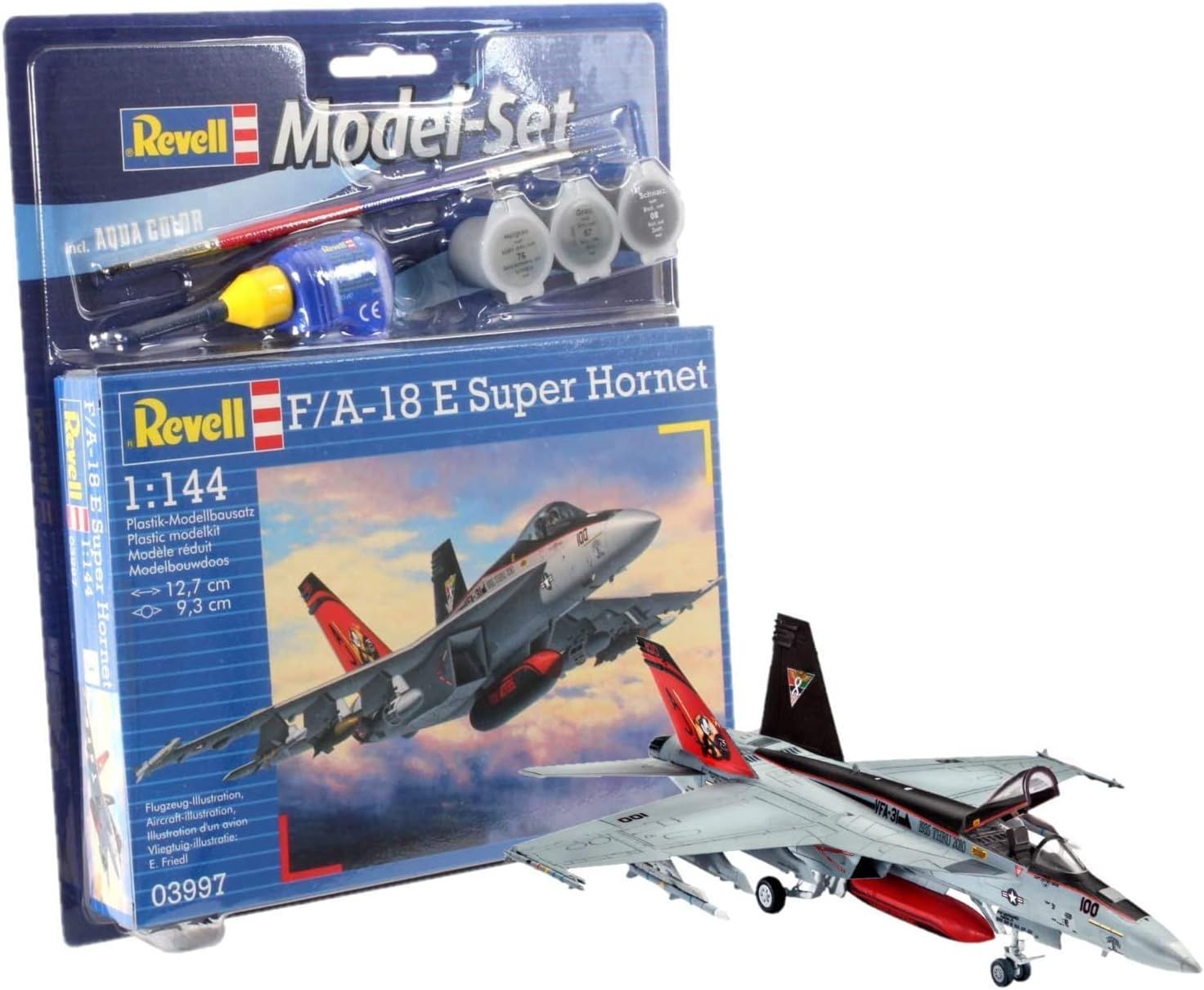 Aircraft Revell 1/144 Model Set F/A-18E Super Hornet