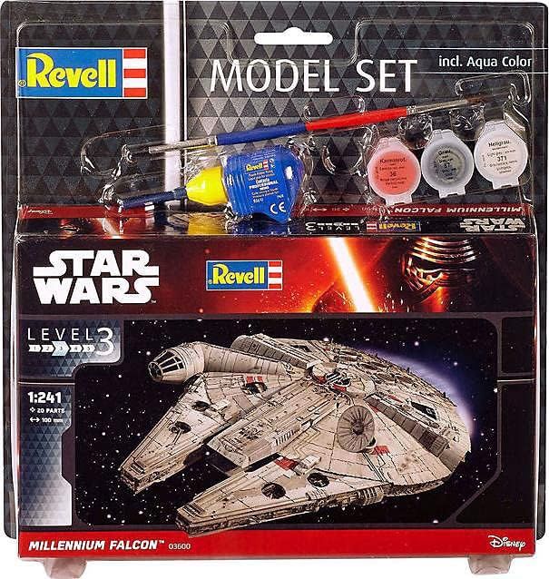 Space, Sci-Fi and TV Revell 1/241 Model Set Millennium Falcon