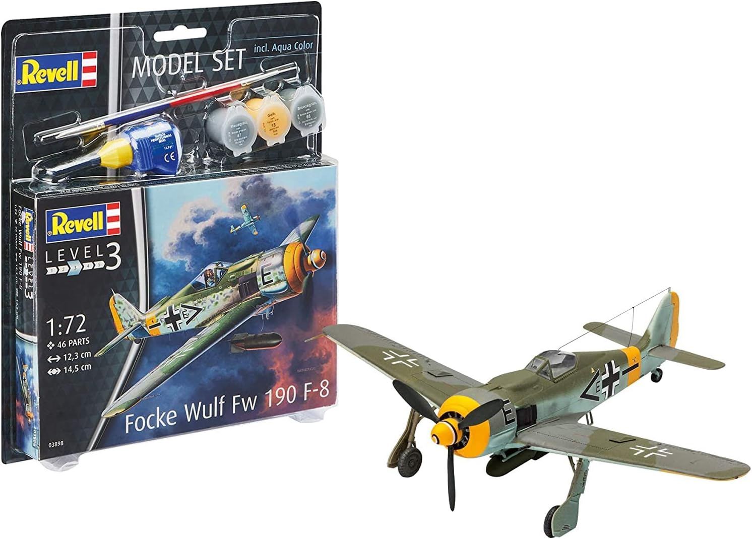Aircraft Revell 1/72 Model Set Focke Wulf Fw190 F-8