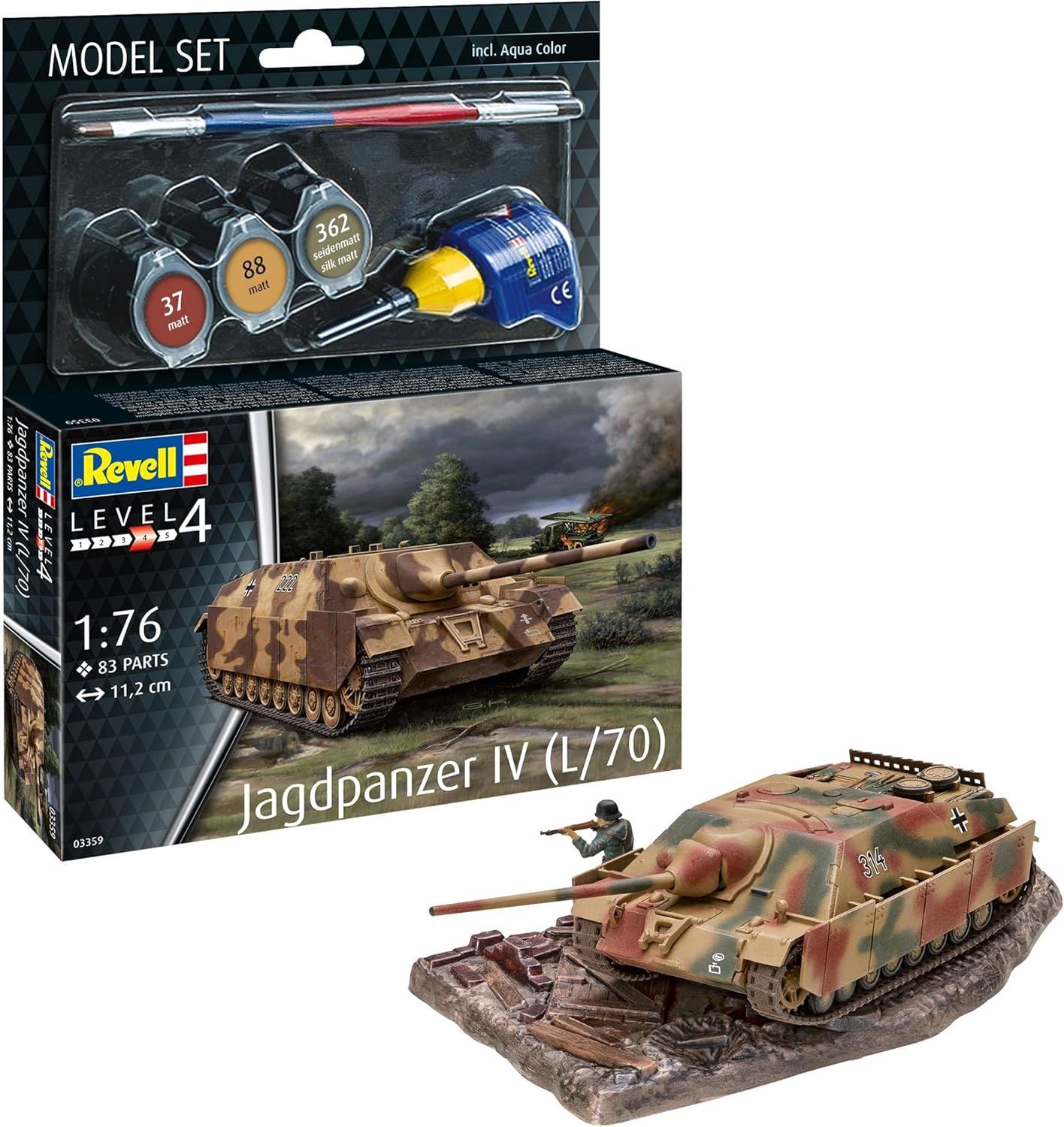 Military Revell 1/76 Model Set Jagdpanzer IV (L/70)
