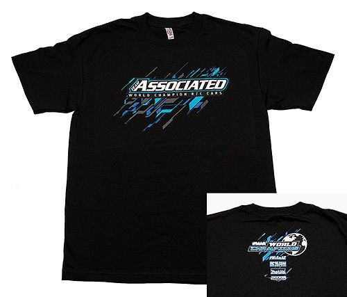 ASSOCIATED AE 2017 WORLDS TEE (T-SHIRT) BLACK (XXL)