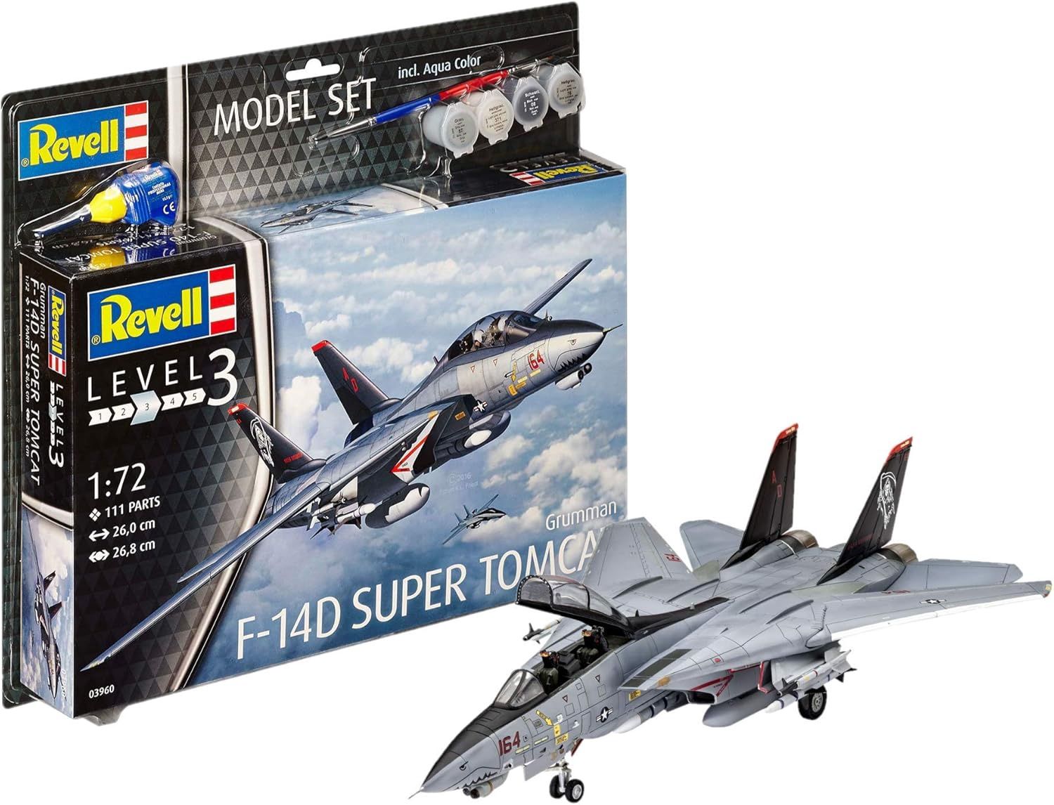 Aircraft Revell 1/72 Model Set F-14D Super Tomcat